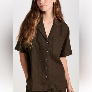 NWOT AYR Pool Boy Linen Shirt